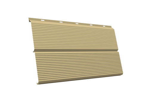 ЭкоБрус 0,345 Gofr GL 0.45 PE RAL 1014 слоновая кость