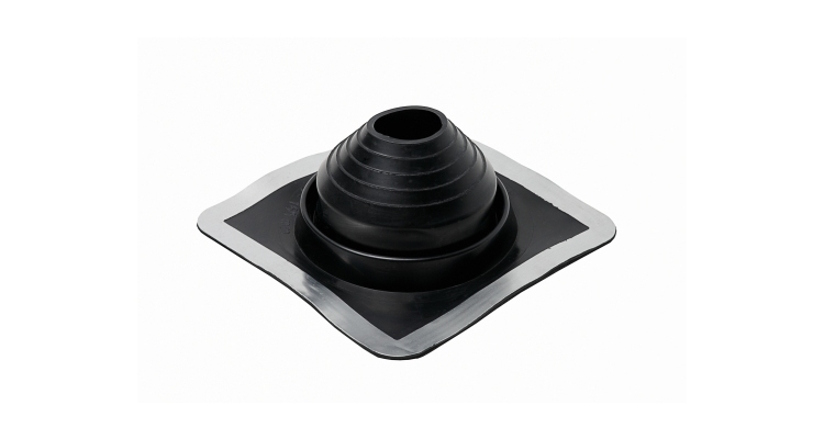 Проход. элемент MF прямой №4 черный (75-160мм) +240 силик.