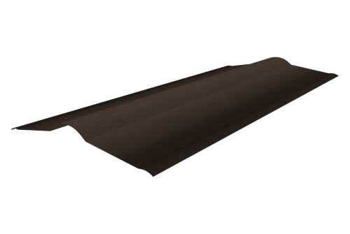 Конек Черепица Ондулин коричневый