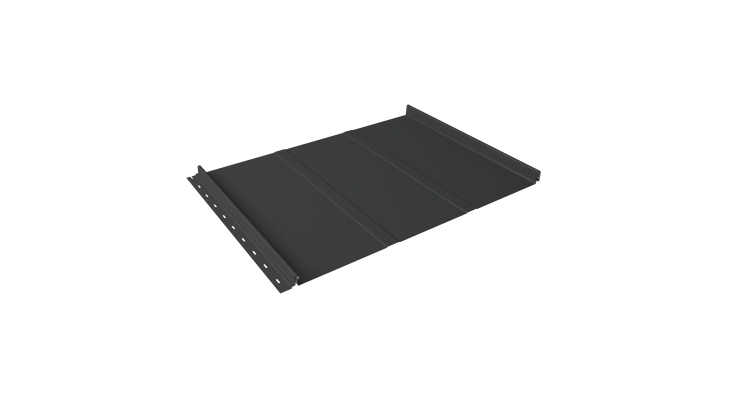 Кликфальц Line Grand Line 0.45 Drap с пленкой на замках RAL 7016 антрацитово-серый