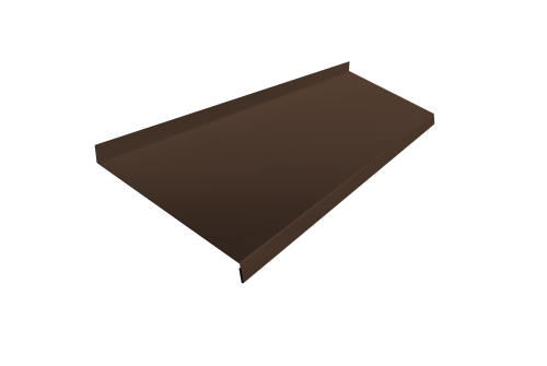 Отлив простой 250 0,5 Velur X RAL 8017 шоколад (2м)