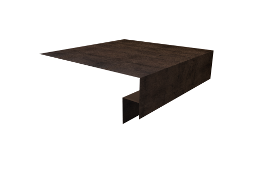 Планка околооконная сложная Экобрус Grand Line 200х50х25 0,45 Print Elite Antique Wood TwinColor (2м)