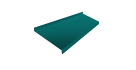 Отлив простой 250 0,45 PE с пленкой RAL 5021 водная синь (2м)