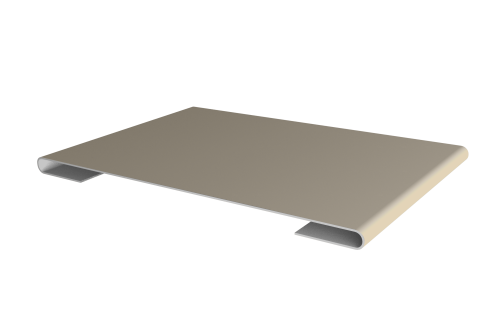 Планка стыковочная 0,45 PE с пленкой RAL 1015 светлая слоновая кость (2м)