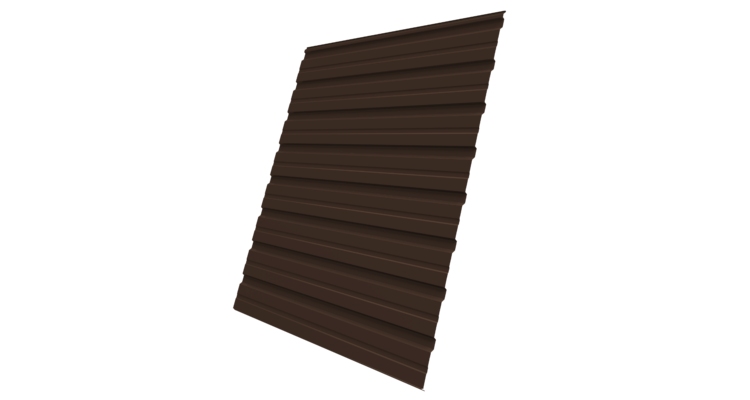 Профнастил С10R 0.45 Drap TwinColor RAL 8017 шоколад