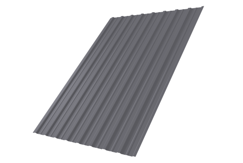 Профнастил С10A 0,45 Drap TX RAL 7004 сигнальный серый