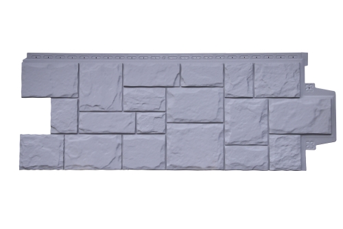 Фасадная панель GL Крупный камень Classic серый
