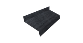 Отлив простой 50 0,45 Print Premium Grey Wood TwinColor (2м)