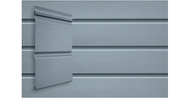 Сайдинг Double-брус Grand Line Color Plus голубой (3,0м)