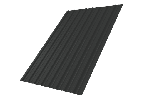 Профнастил С10A 0,5 Velur X RAL 7016 антрацитово-серый