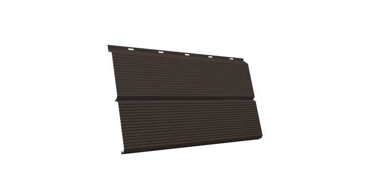 ЭкоБрус 0,345 Gofr GL 0.45 Drap с пленкой RR 32 темно-коричневый