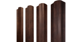 Штакетник М-образный B фигурный 0,4 Print Premium Cherry Wood Fresh TwinColor