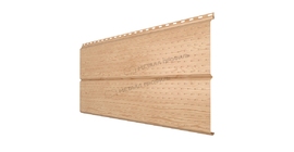 Софит Металл Профиль перфор. Lбрус-XL-14х335 (ECOSTEEL_MA-01-Сосна-0.5)