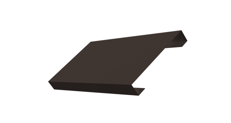 Ламель лицевая 125 забора жалюзи Texas 0.45 PE-Double с пленкой RR 32 темно-коричневый