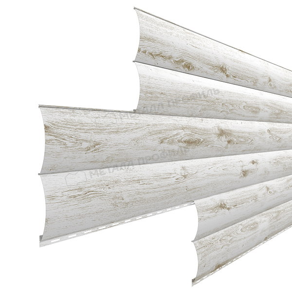 Сайдинг Металл Профиль Woodstock-28х330 (ECOSTEEL_MA-01-Беленый Дуб-0.5)