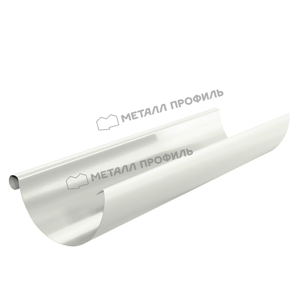 Желоб водосточный Металл Профиль GS lite D125х3000 RAL 9003