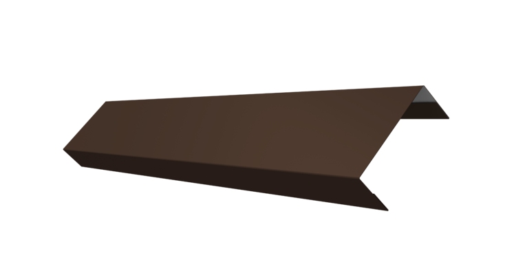 Ламель лицевая 50 забора жалюзи Texas 0.5 Satin с пленкой RAL 8017 шоколад