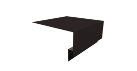 Планка околооконная сложная Экобрус Grand Line 200х75х25 0,45 Drap ST RAL 9005 черный (3м)