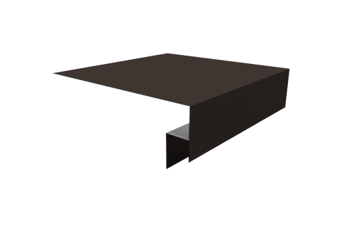 Планка околооконная сложная Экобрус Grand Line 250х50х25 0,45 Drap TX RR 32 темно-коричневый (2м)