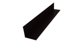 Угол внутренний 50х50 0,45 Drap RAL 9005 черный (2м)