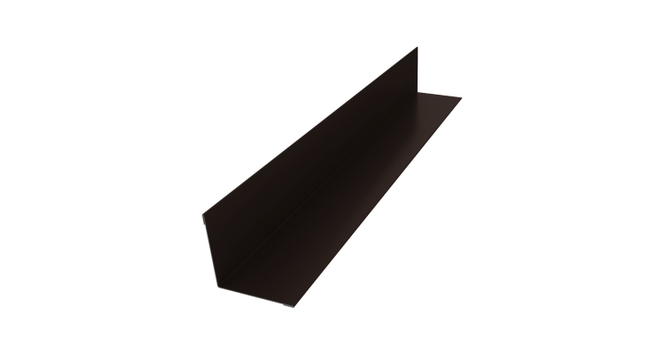 Угол внутренний 50х50 0,5 Satin Matt RR 32 темно-коричневый (3м)