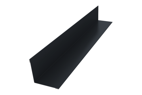 Угол внутренний 30х30 0,45 PE с пленкой RAL 7024 мокрый асфальт (3м)