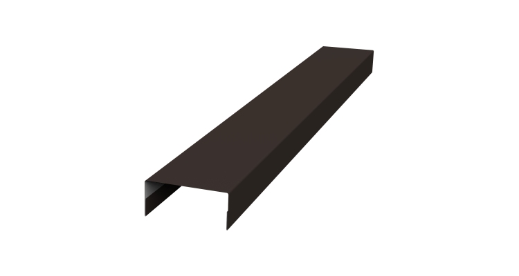 Крышка 30х15 жалюзи Texas 0,5 Drap TX RR 32 темно-коричневый (2м)