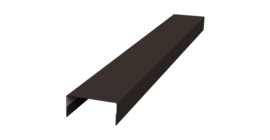 Крышка 30х20 жалюзи Texas 0,45 PE-Double RR 32 темно-коричневый (3м)