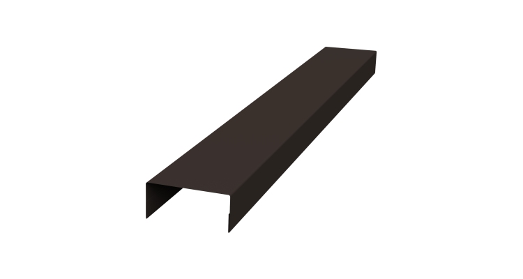 Крышка 45х20 жалюзи Texas 0,5 Rooftop Бархат RR 32 темно-коричневый (2м)