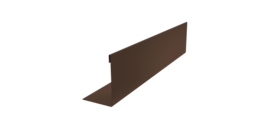 Нащельник 125 Texas 25х35 0,45 PE-Double RAL 8017 шоколад (L1,5)