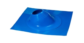 Проходной элемент MF угловой №2 (180-280мм) +240 силиконовый (металлический окрашенный фланец) синий