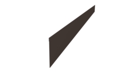 Ламель забора жалюзи Palermo стартовая/финишная для калиток и ворот 0,5 PurPro RR 32 темно-коричневый