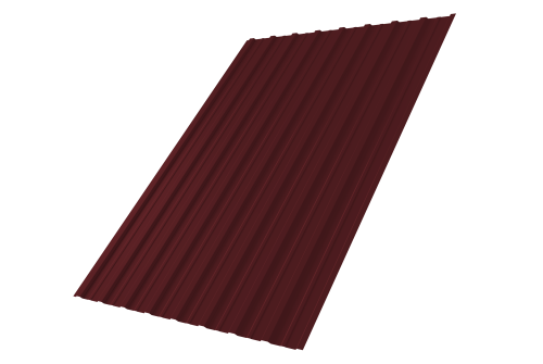 Профнастил С10A 0,7 PE RAL 3005 красное вино